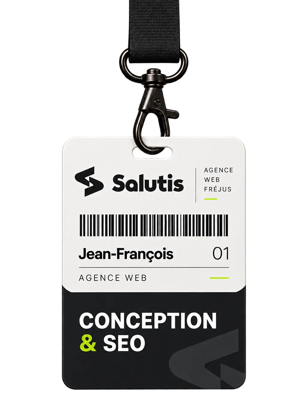 Badge Salutis de Jean-François, consultant SEO
