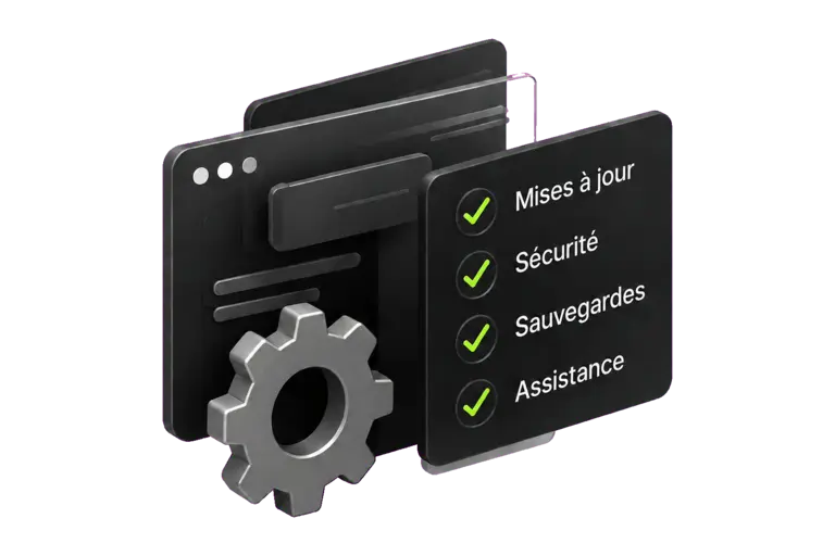 Maintenance et suivi technique de site web